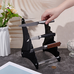 Acrylic Wall Mounted Sword Display Stands&nbsp;ODIS-WH0078-61A