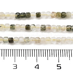 Natural Rutilated Quartz Beads Strands&nbsp;G-H042-B14-01
