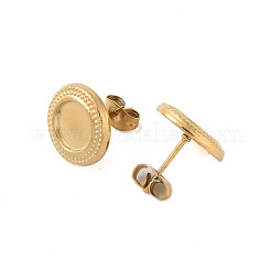 Ion Plating(IP) 304 Stainless Steel Earrings for Women&nbsp;STAS-S125-05G
