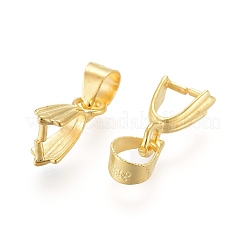 Brass Ice Pick Pinch Bails&nbsp;IFIN-KK10-G