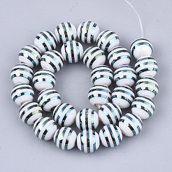 Electroplate Glass Beads Strands&nbsp;EGLA-S177-05B-02