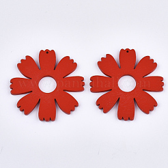 Painted Natural Wooden Pendants&nbsp;X-WOOD-Q040-010-M