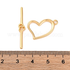 Rack Plating Eco-Friendly Brass Toggle Clasps&nbsp;LS-KK-S403-15G