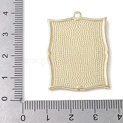 Brass Pendant Cabochon Settings&nbsp;KK-V005-01G-04