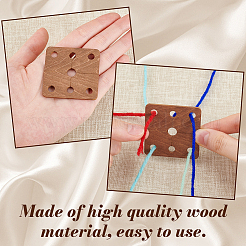 24Pcs Wood Tool for Knitting Loom Accessories&nbsp;TOOL-GA0001-90A-02