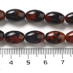 Natural Mahogany Obsidian Beads Strands&nbsp;G-B106-B13-01