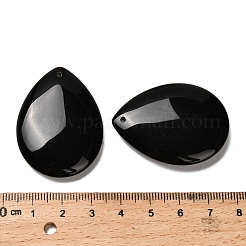 Natural Black Obsidian Pendants&nbsp;G-Z088-02C