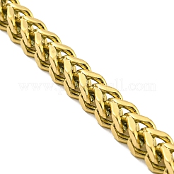 Ion Plating(IP) 304 Stainless Steel Wheat Chain Bracelets&nbsp;BJEW-D030-10G