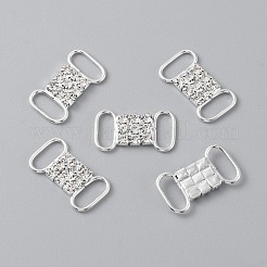 Brass Rhinestone Buckles&nbsp;FIND-WH0111-390A