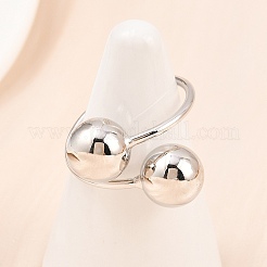 Brass Cuff Rings for Women&nbsp;RJEW-Z113-18P