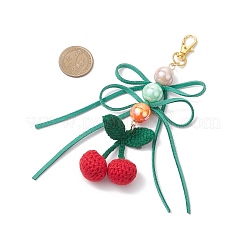 2Pcs Eco-Friendly Faux Suede Cord Pendant Decorations&nbsp;HJEW-JM03853