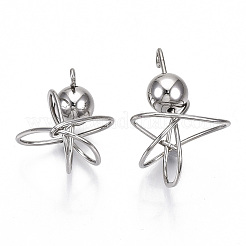 Rack Plating Alloy Wire Wrapped Pendants&nbsp;LS-PALLOY-S132-152P-RS