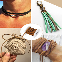 5M Flat Cowhide Leather Cord&nbsp;OCOR-LP0006-02B
