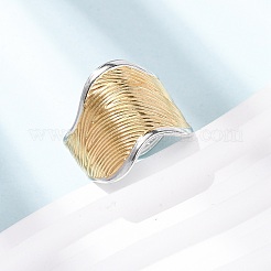 304 Stainless Steel Cuff Open Rings&nbsp;LS-RJEW-H266-04A-GP