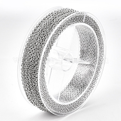 Tarnish Resistant 304 Stainless Steel Cable Chains&nbsp;CHS-S005-04