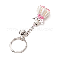Acrylic Imitation Pearl Keychain&nbsp;KEYC-MZ00030-01