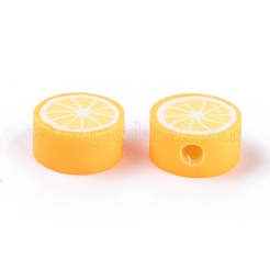 Handmade Polymer Clay Fruit Theme Beads&nbsp;X-CLAY-Q215-01