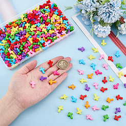 400Pcs Opaque Acrylic Beads&nbsp;SACR-ME0001-01