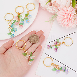 Acrylic & Glass Keychain&nbsp;KEYC-NB00007