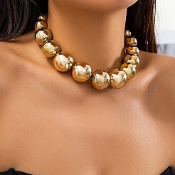 CCB Plastic Round Graduated Beaded Necklaces for Women&nbsp;FS-WG1351C-01