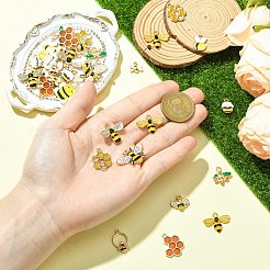 36Pcs 12 Styles Alloy Enamel Pendants&nbsp;ENAM-CJ0007-41
