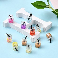 Glass Bottle Pendants&nbsp;GLAA-S181-04