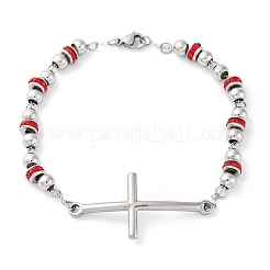 201 Stainless Steel Link Chain Bracelets&nbsp;BJEW-A032-01P-03