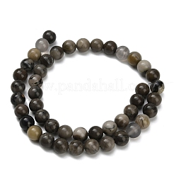 Natural Volcanic Agate Beads Strands&nbsp;G-G305-A01-8mm
