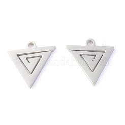 Non-Tarnish 304 Stainless Steel Charms&nbsp;STAS-O142-60P