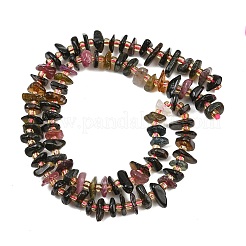 Natural Multicolor Tourmaline Beads Strands&nbsp;GG-CBA3A44-B13-01