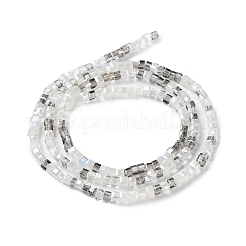 Gradient Color Electroplate Glass Bead Strands&nbsp;GLAA-E042-05-B02