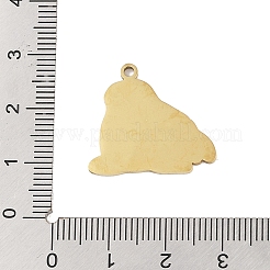 201 Stainless Steel Pendants&nbsp;STAS-C095-07G