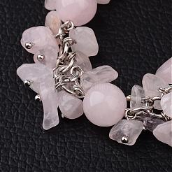 Rose Quartz Bracelets&nbsp;BJEW-JB02290-01