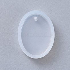 Oval Shape DIY Silicone Pendant Molds&nbsp;AJEW-P038-01