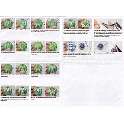 DIY Embroidery Temari Ball Keychain Kits&nbsp;DIY-I064-A05