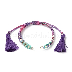 Polyester Braided Bead Bracelet Making&nbsp;AJEW-JB01249
