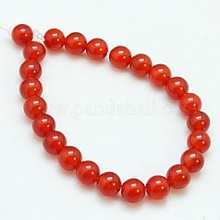 Natural Carnelian Beads Strands&nbsp;G-C076-10mm-2A