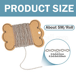 5M 304 Stainless Steel Cable Chains&nbsp;CHS-TADJ0001-01P