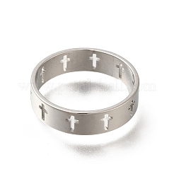 304 Stainless Steel Rings for Women&nbsp;LS-RJEW-S238-06P