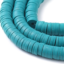 15 Colors Handmade Polymer Clay Beads Strands&nbsp;CLAY-US0001-01