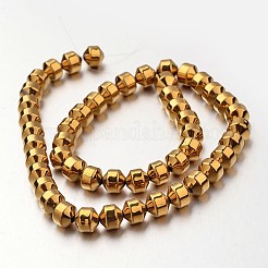 Electroplate Non-magnetic Synthetic Hematite Bead Strands&nbsp;G-F300-31B-03
