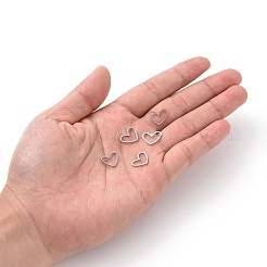 Non-Tarnish 201 Stainless Steel Linking Rings&nbsp;STAS-R111-LA105-01