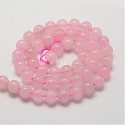 Natural Rose Quartz Beads Strands&nbsp;G-P281-02-6mm