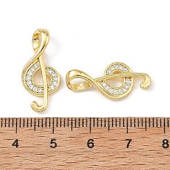 Brass Micro Pave Clear Cubic Zirconia Pendants&nbsp;CU-L277-02G