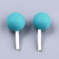 Handmade Polymer Clay 3D Lollipop Embellishments&nbsp;CLAY-T016-82B