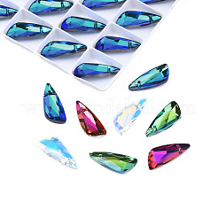 Pointed Back Glass Rhinestone Pendants&nbsp;EGLA-N006-034