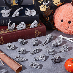 19Pcs PVC Dinosaur Miniature Ornaments&nbsp;DJEW-ME0001-01