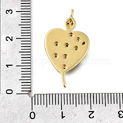 Brass Micro Pave Cubic Zirconia Pendants&nbsp;KK-S523-15G