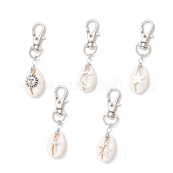 Natural Cowrie Shell Pendant Decorations&nbsp;HJEW-JM03318
