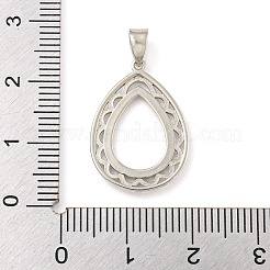925 Sterling Silver Pendant Setting with Prongs Mounting&nbsp;STER-B005-29P